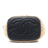 Chanel CC Suede Wild Stitch Bucket Bag Secondhand