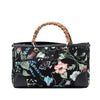 Gucci Medium Canvas Flora Knight Bamboo Shopper Satchel Secondhand
