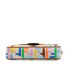Fendi Zucca Embroidered Canvas Baguette Satchel Secondhand