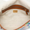 Fendi Zucca Embroidered Canvas Baguette Satchel Secondhand