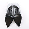 MAISON MARGIELA MM6 9 cm Laminated Leather Pumps in Silver, Size 37 EU Secondhand
