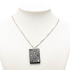 Secondhand Chanel CC Brass Acrylic and Strass Pendant Necklace