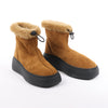 MARIA LUCA Emma Shearling Boots in Camel, Size 37 EU Secondhand