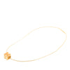 Hermès Gold Plated Lacquered Cage d H Pendant Necklace Secondhand