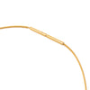 Hermès Gold Plated Lacquered Cage d H Pendant Necklace Secondhand