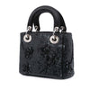 Dior Mini Satin Sequin Flower Embellished Lady Dior Secondhand