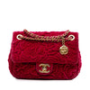 Chanel Mini Velvet Camellia Flap Secondhand