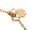 Dior Gold Plated Crystal Heart Charms Bracelet Secondhand