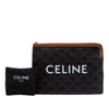 Celine Small Triomphe Coated Canvas Clutch Secondhand