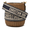 Dior Oblique Wicker Bucket Bag Secondhand