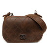 Secondhand Chanel Paris-Edinburgh Mini Nubuck Highlander Flap