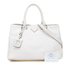 Prada Vitello Daino Open Convertible Tote Secondhand