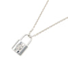 Louis Vuitton Sterling Silver Lockit Pendant Necklace Secondhand