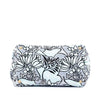 Prada Medium Floral Printed Canvas Canapa Satchel Secondhand