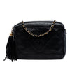 Chanel CC Quilted Lambskin Tassel Camera Bag Secondhand
