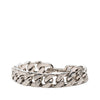 Secondhand Louis Vuitton Silver Plated LV Chain Links Bracelet L