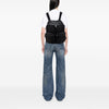 Secondhand Prada Saffiano Trimmed Tessuto Backpack
