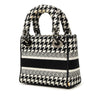 Dior Mini Embroidered Canvas Houndstooth Lady D Lite Secondhand