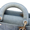 Dior Medium Denim Cannage Lady D Joy Secondhand