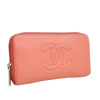 Secondhand Chanel CC Caviar Zip Around Wallet
