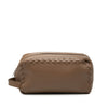 Bottega Veneta Intrecciato Trimmed Cervo Toiletry Pouch Secondhand
