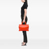 Bottega Veneta Leather Intrecciato Frame Top Handle Bag Secondhand