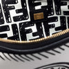 Fendi Joshua Vides Leather FF Logo Clutch Secondhand