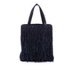 Chanel Mini Suede Studded Fringe Tote Secondhand