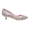 Secondhand Loewe Flower Bead Embellished Pumps