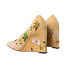 Secondhand Fendi Vintage Embroidered Wedge Heels