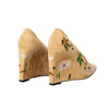 Secondhand Fendi Vintage Embroidered Wedge Heels