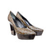 Secondhand Jil Sander Crocodile Print Pumps 