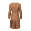 Secondhand Valentino Boutique Pleated Wool Dress