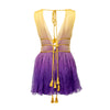 Secondhand Alberta Ferretti Ombré Mini Dress with Rope Details 