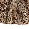 Secondhand Valentino Miss V Leopard Print Pleated Skirt 