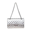 Secondhand Chanel Metallic Double Flap Bag 