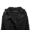 Secondhand Roberto Cavalli Class Long Coat with Fur 