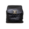 Secondhand Chanel Vintage Quilted Lambskin Drawstring Backpack