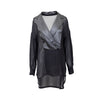 Secondhand Gaetano Navarra Black Leather Blouse 