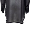 Secondhand Gaetano Navarra Black Leather Blouse 