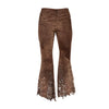 Secondhand Roberto Cavalli Laser-cut Suede Pant 