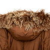 Scervino Nylon Coat with Fur Secondhand 