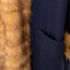 Secondhand Mario Borsato Wool Coat with Fur