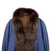 Secondhand Collection Privée Open Front Coat with Fur 