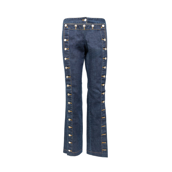 Dolce & Gabbana Wide-Bottom Jeans - '00s | Luxury Vintage | Her-Age