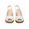 Secondhand Fratelli Rossetti Perforated Leather Heel Sandals