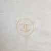 Secondhand Chanel Logo Embroidered Scarf