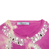 Secondhand Blumarine Crystal Embellished Tie-dye Top