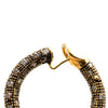 Secondhand Salvati Diamonds and Gold Hoop Earrings 