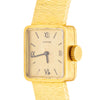 Secondhand Cartier Vintage 18k Gold Square Roman Watch - '70S